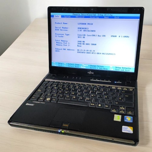 Ordenador portátil fujitsu - ordenador,